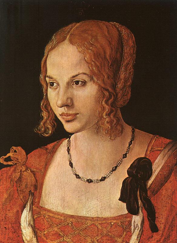 Albrecht Durer Portrait of a Young Venetian Lady Sweden oil painting art